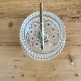 70s glass fruit bowl