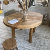 Maison Regain round elm table