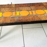 Coffee table in the style of Capron, 1970s