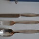 Menagere art deco metal argente boulenger 49 pieces