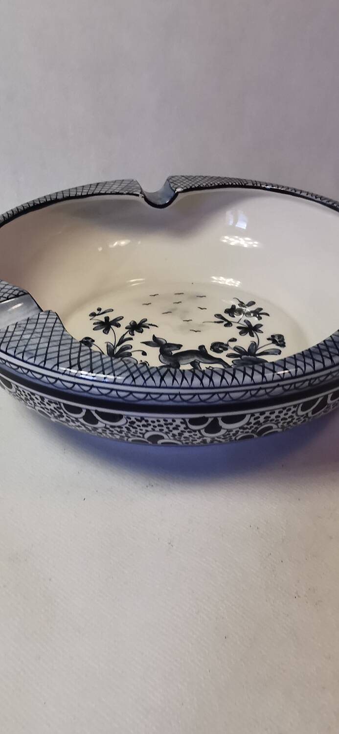 Large sant' anna pottery cigar ashtray portugal