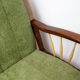1950s chair in beige and green