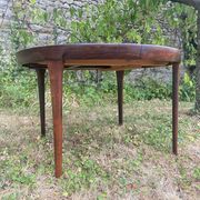 Scandinavian dining table in Rio rosewood.