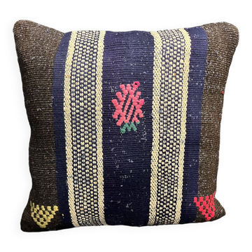 Dark Handmade Pillow
