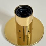 Pair of Goro gold wall or ceiling lights by Studio Mazza Gramigna Quattrifolio