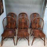 Series of 6 American chairs