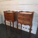 Pair of Louis XV style cherrywood bedside tables