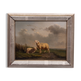 Huile sur panneau 1844 Eugène Verboeckhoven