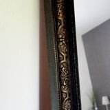 Antique mirror with moldings 46x55cm