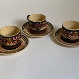 Three Breton cups Fouillen