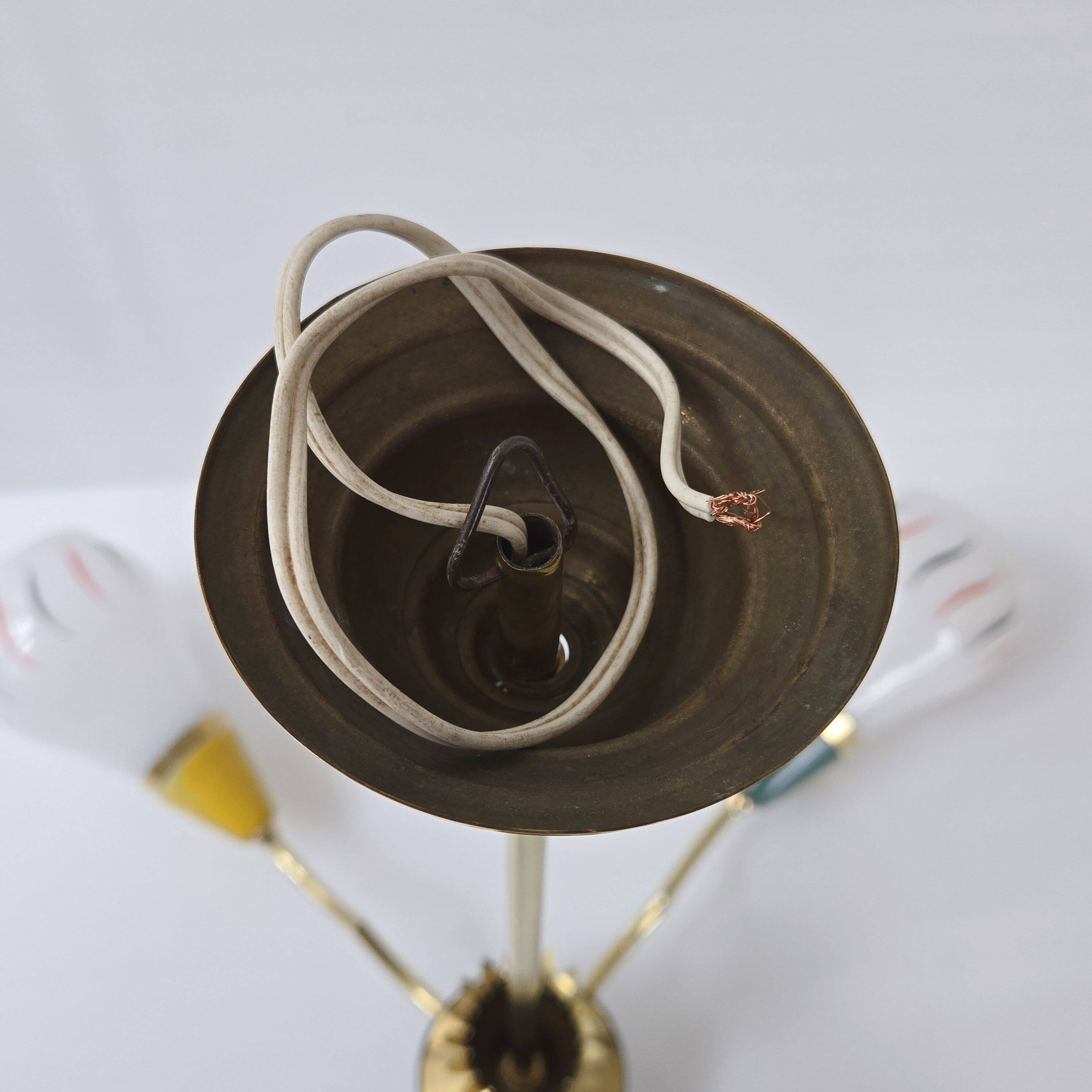 Vintage 1950 rockabilly chandelier