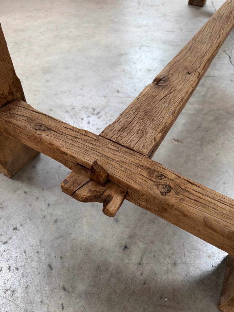 Mid-20th century oak farmhouse table