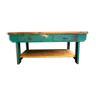 Old workbench pine sea green c