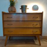Scandinavian dresser vintage compass feet
