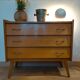 Scandinavian dresser vintage compass feet