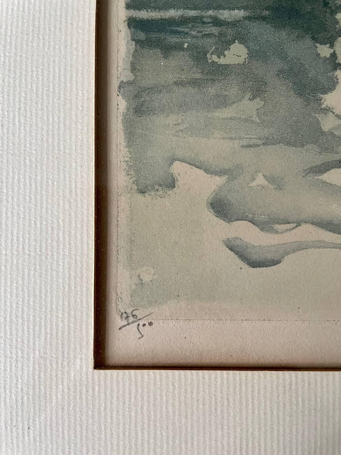 Original engraving signed Wagner, quais de Seine Paris