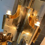 Brass chandelier 1970 Sciolari