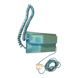Vintage plastic wall phone blue 70s 80s
