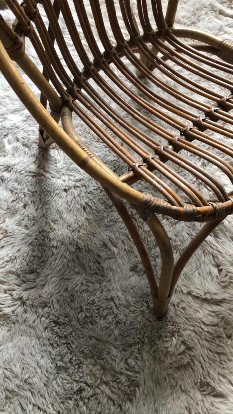 Children's rattan chair