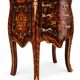 Marquetry chest of drawers with inlay in Louis XV style
