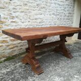 Solid oak farmhouse table