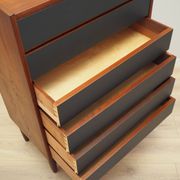 Teak chest of drawers, Danish design, 1970s, production: Denmark