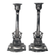 Art Nouveau candlestick set