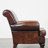 Sheep leather armchair