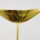 Postmodern floor lamp in brass and wood by Rodolfo Dordoni, Italy, 1980s.