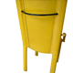 Fauteuil Coral en cuir jaune Matteo Grassi année 70