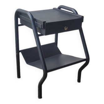 50s boarding school bedside table