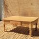Bamboo coffee table - refurbished - unique piece
