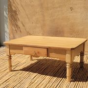 Bamboo coffee table - refurbished - unique piece
