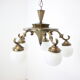 Art deco 5 flamming chandelier 1930s