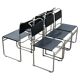 Set of 6 B5/B40 Chairs with Tubular Frame attributed to Marcel Breuer