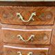 Pair of Louis XV style bedside tables with rosewood marquetry