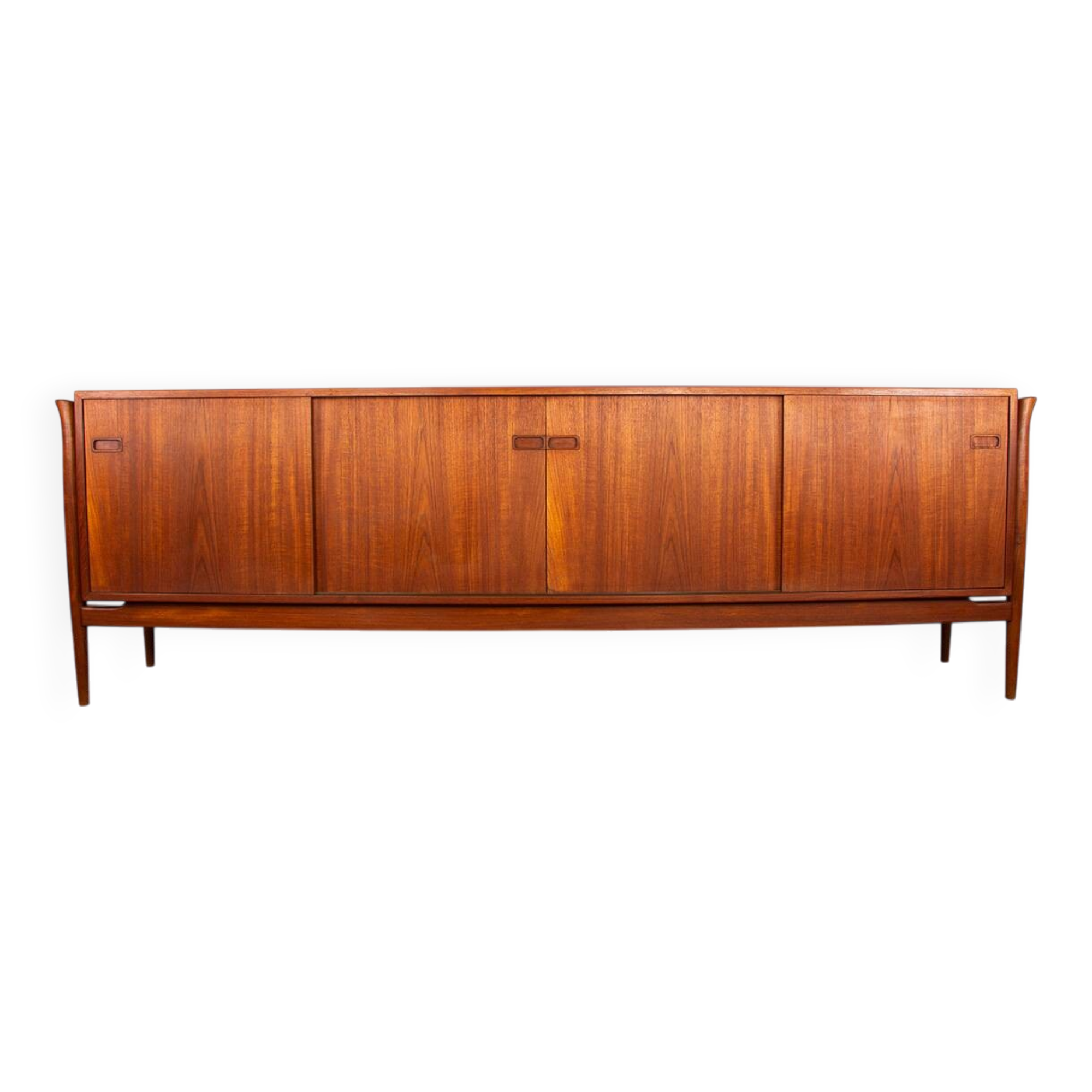 Very Large Danish Sideboard 255 cm in Teak 1960.