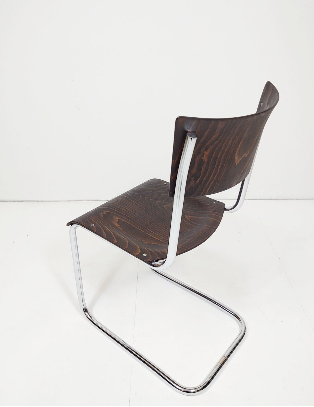 Tubular steel cantilever chair by Mart Stam