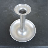 Ancien bougeoir etain poinçonné h 16,5 cm