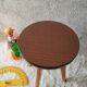 Round stool formica 50-60s vintage