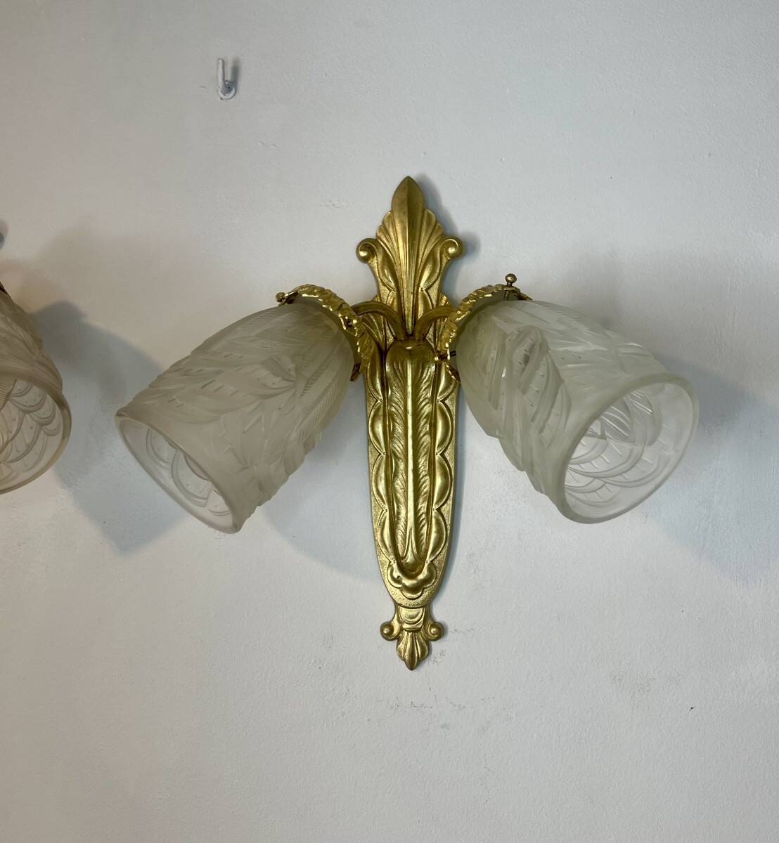 Paire d’appliques art déco