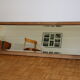 Miroir bois brut biseauté