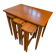 Modular nesting coffee table with 4 integrated stools – Poul Hundeva