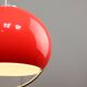 Lampe à suspension rouge italienne Space Age Jolly de Guzzini
