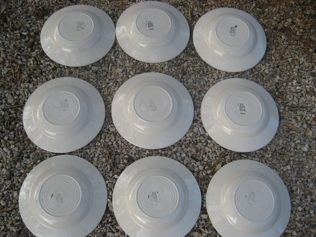 9 Niderviller model PARIS hollow plates