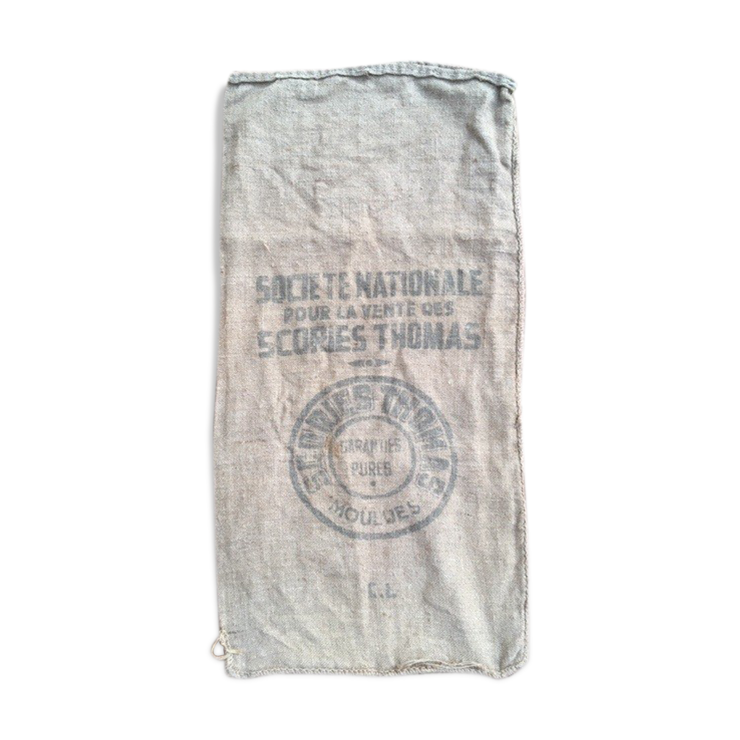 Sac en toile de jute "scories thomas"
