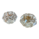 Pair of crystal salt shakers
