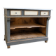 Meuble salle de bain bois & marbre brocante vintafe