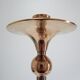 Pair of Scandinavian candlesticks brass vintage steel