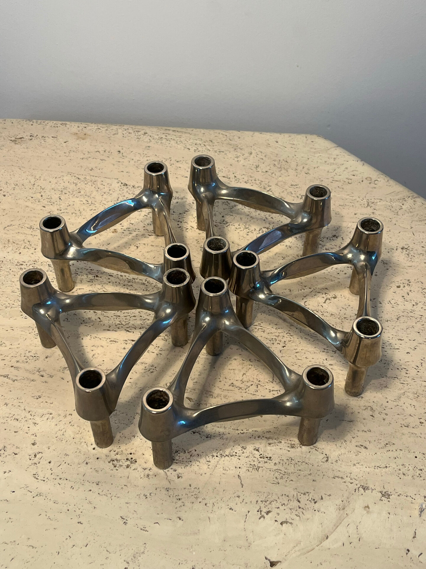 Set 5 bougeoirs modulable bmf Nagel